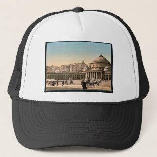 Plaza und Kirche von San Francisco di Paola, Neape Truckerkappe