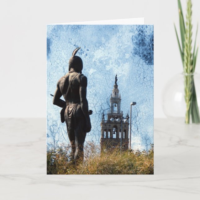 Plaza View, Geburtstag Karte (Vorderseite)