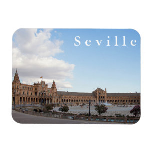 Plaza von Spanien in Sevilla. Magnet