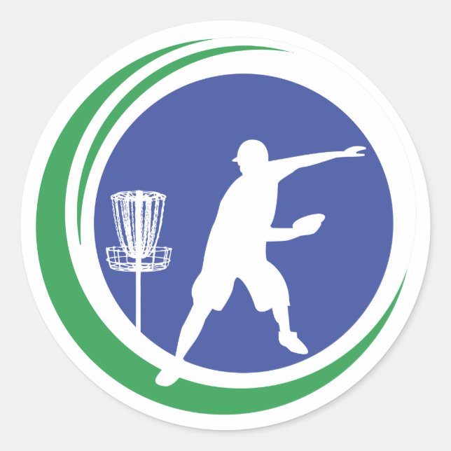 PLDGA-Logo Runder Aufkleber (Vorderseite)