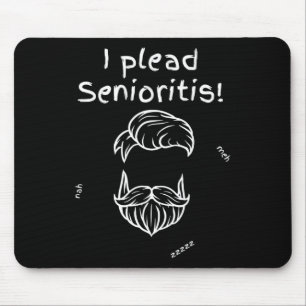 Plead Senioristis. Alte Seniorin Frauen altern Alz Mousepad