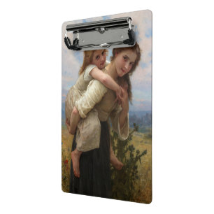 Pleasant Burden von William Adolphe Bouguereau Mini Klemmbrett