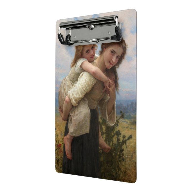 Pleasant Burden von William Adolphe Bouguereau Mini Klemmbrett (Gewinkelt2)