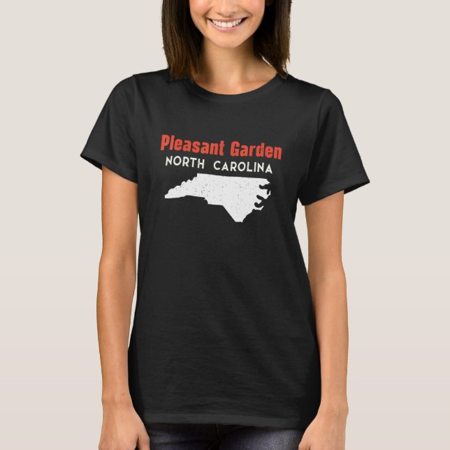 Pleasant Garden North Carolina USA State America T T-Shirt (Vorderseite)