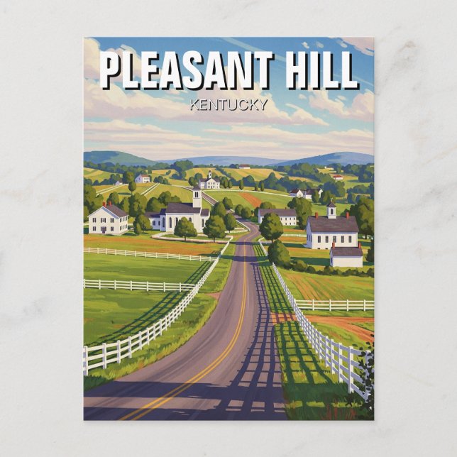 Pleasant Hill Shaker Village Kentucky Travel Postkarte (Vorderseite)