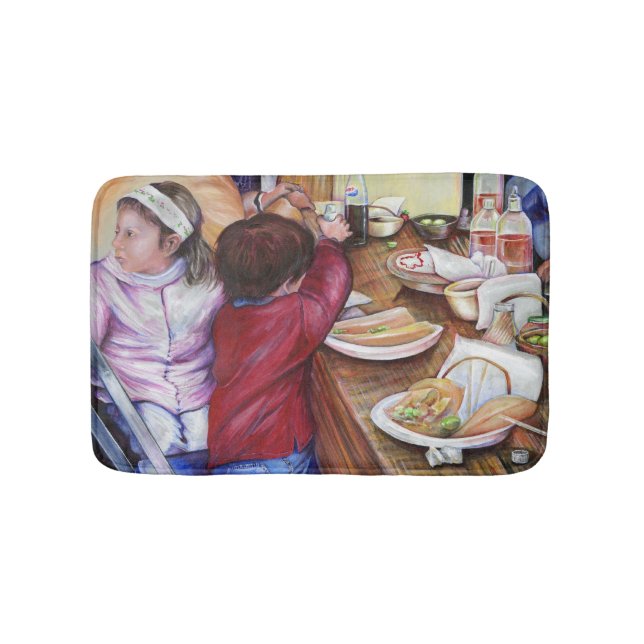 Pleasant Picnic, Mexiko Badematte (Vorderseite)