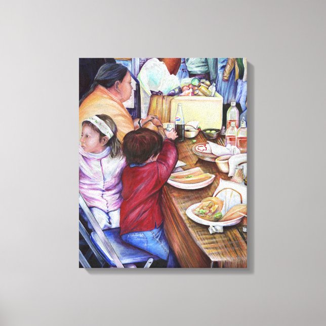 Pleasant Picnic, Mexiko Leinwanddruck (Vorderseite)