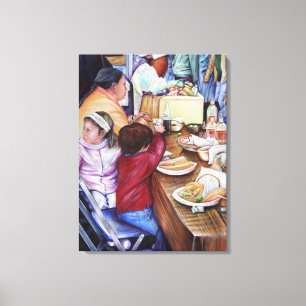 Pleasant Picnic, Mexiko Leinwanddruck