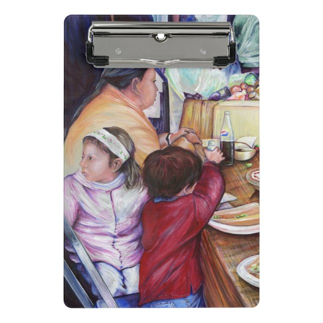 Pleasant Picnic, Mexiko Mini Klemmbrett (Vorderseite)