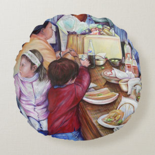 Pleasant Picnic, Mexiko Rundes Kissen