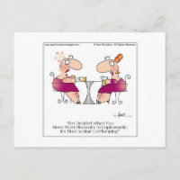 PLEASANTLY PLUMP Postcard bis April McCallum