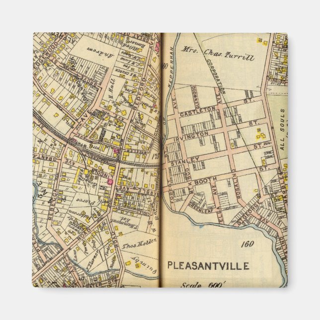 Pleasantville, New York 2 Magnet (Vorne)