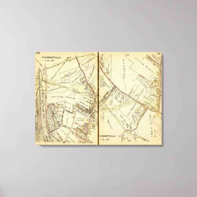Pleasantville, New York Leinwanddruck (Vorderseite)