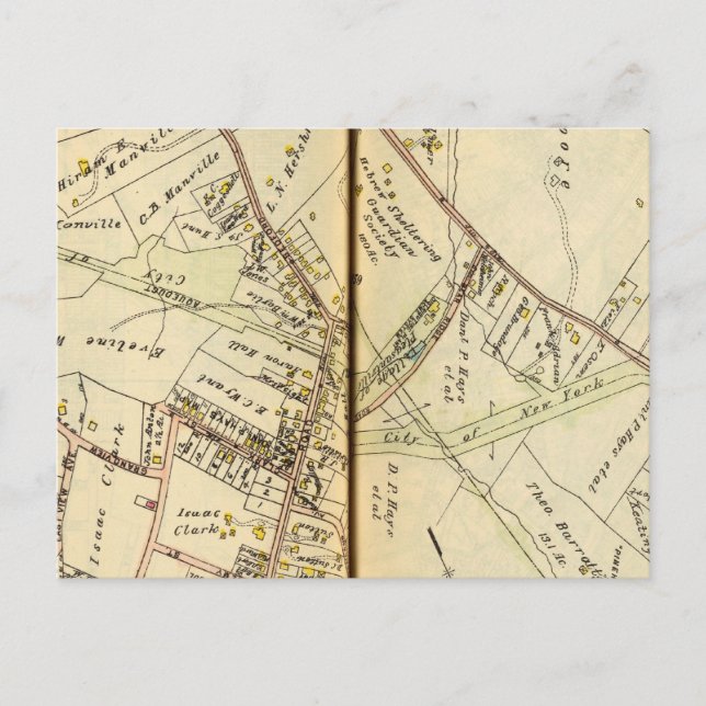 Pleasantville, New York Postkarte (Vorderseite)