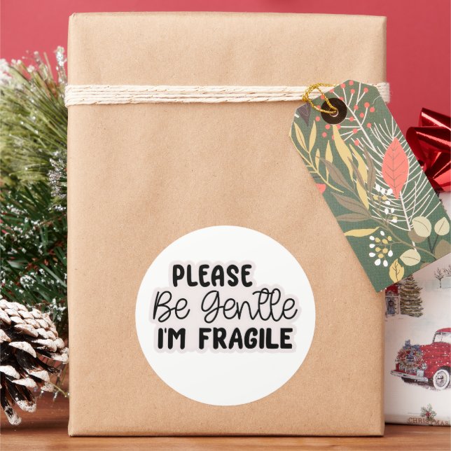 "Please Be Gentle I'm Fragile" Stickers | Cute  (Feiertag)