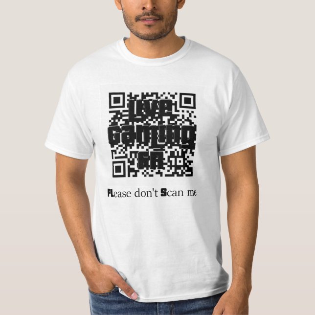 PLease don' t Scan me T-Shirt (Vorderseite)