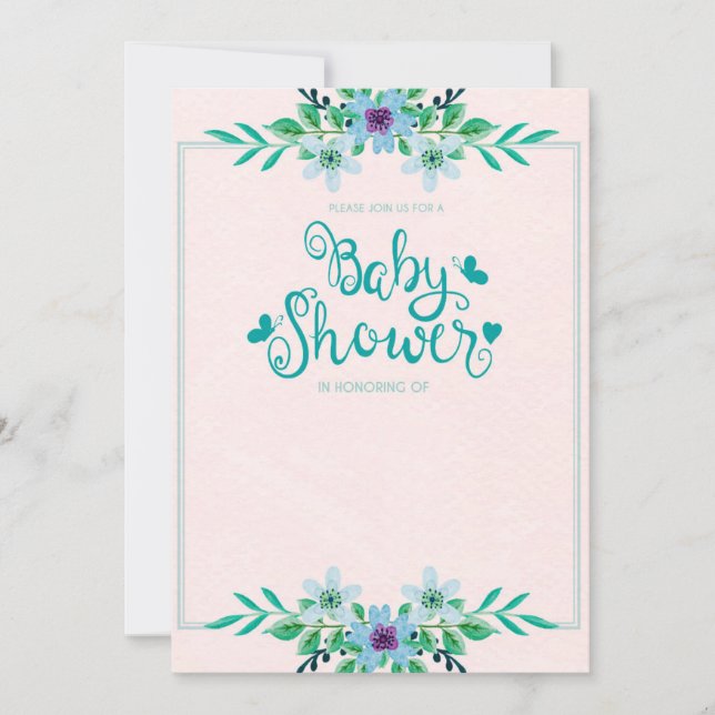 Please Join us wird der Baby Shower sein Einladung (Vorderseite)