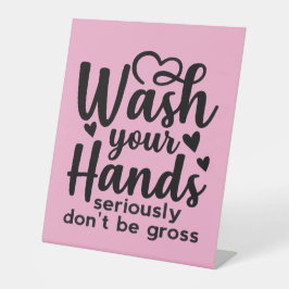 Please Wash Your Hands – Bathroom Reminder Sockelschild