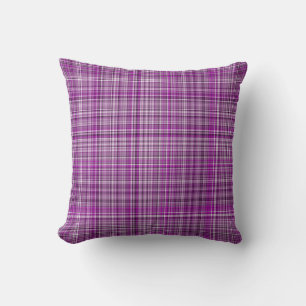 Pleasing Purples Kariert 08-Quadratwurzelkissen Kissen