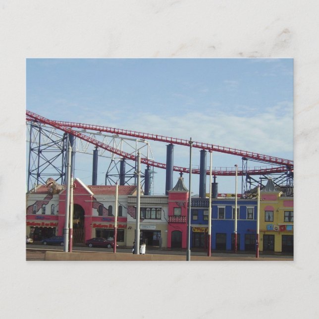 Pleasure Beach, Blackpool Postkarte (Vorderseite)