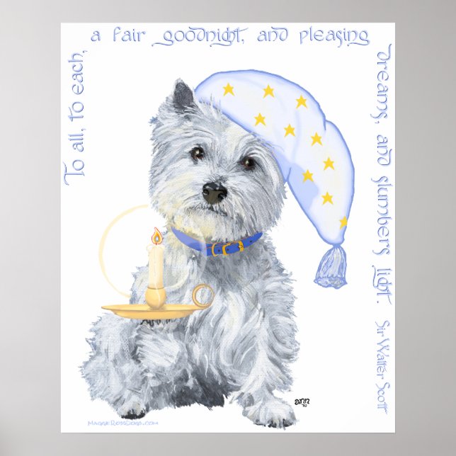 Pleasure Dreams Westie Poster (Vorne)
