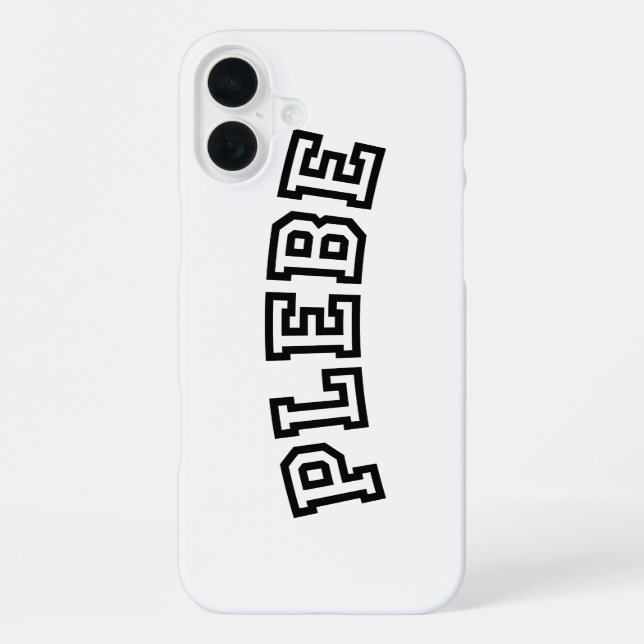 PLEBE iPhone HÜLLE (Rückseite)