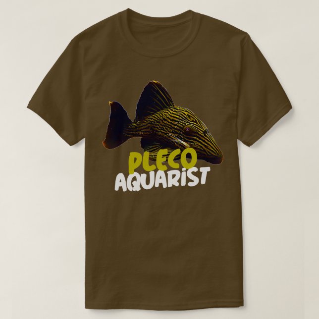 Pleco Aquarist Shirt (Design vorne)