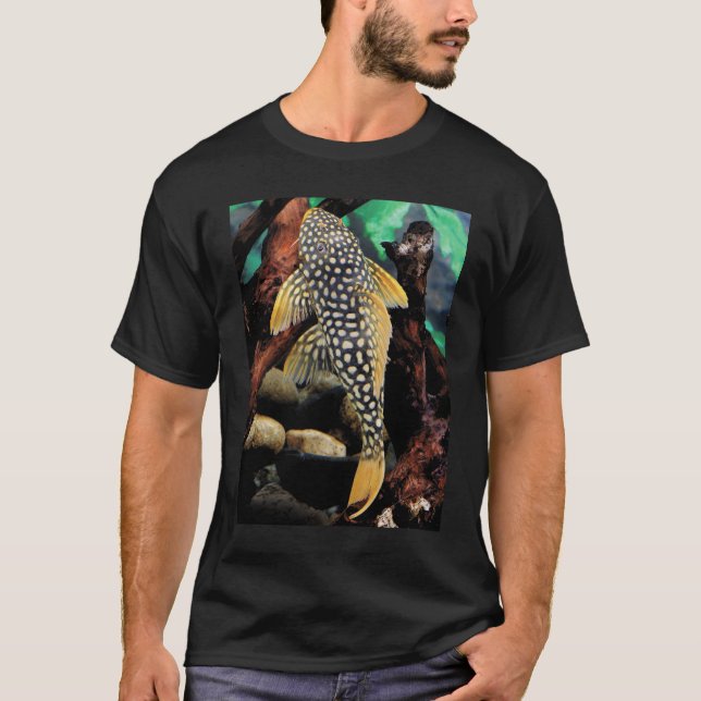 Pleco , Scobinancistrus aureatus T-Shirt (Vorderseite)