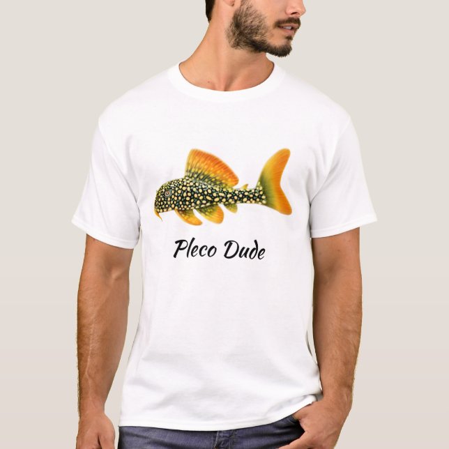 Pleco Typ Plecostomus T - Shirt (Vorderseite)
