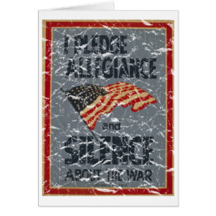 Pledge Allegiance - 1941 - distressed