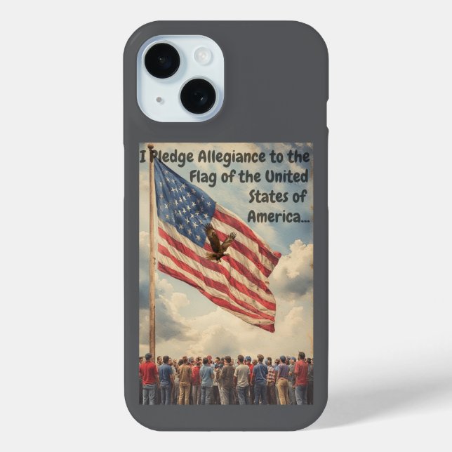 Pledge Allegiance Case-Mate iPhone Hülle (Rückseite)