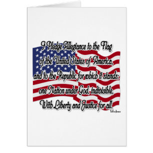 Pledge of Allegiance with US Flag