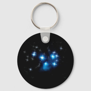 Pleiades Blau-Sternhaufen Schlüsselanhänger
