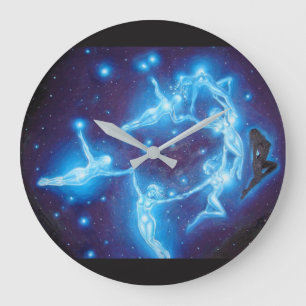 Pleiades Große Wanduhr