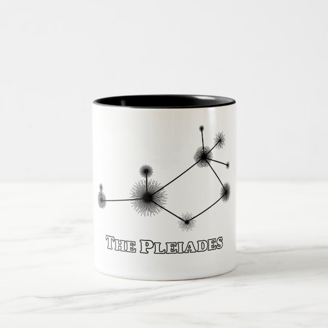 Pleiades mit Titel - Tassen (Mittel)