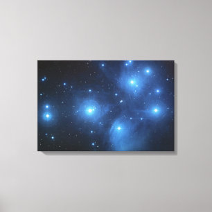 Pleiades oder The Seven Sisters M45 Leinwanddruck