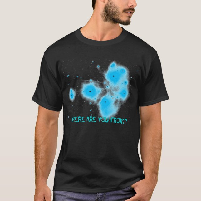 Pleiades Stern-System T-Shirt (Vorderseite)