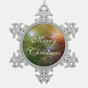 Pleiades Sterne in Infrarot-SSC2007 07A Schneeflocken Zinn-Ornament