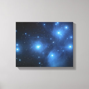 Pleiades Sternhaufen Leinwanddruck