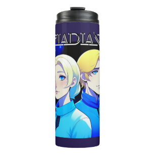 Pleiadian Alien Race und UFO Thermosbecher