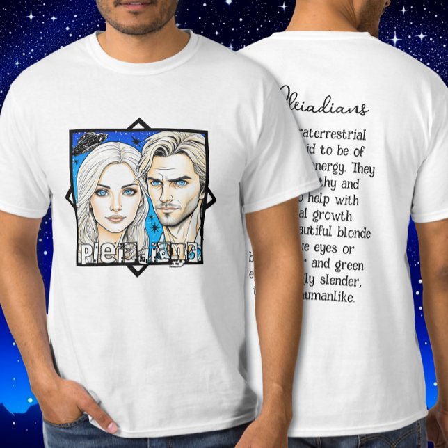 Pleiadian Extra Terrestrials und UFO T-Shirt (Von Creator hochgeladen)