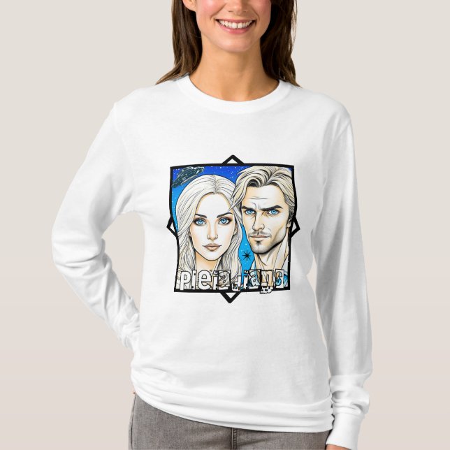 Pleiadian Extra Terrestrials und UFO T-Shirt (Vorderseite)