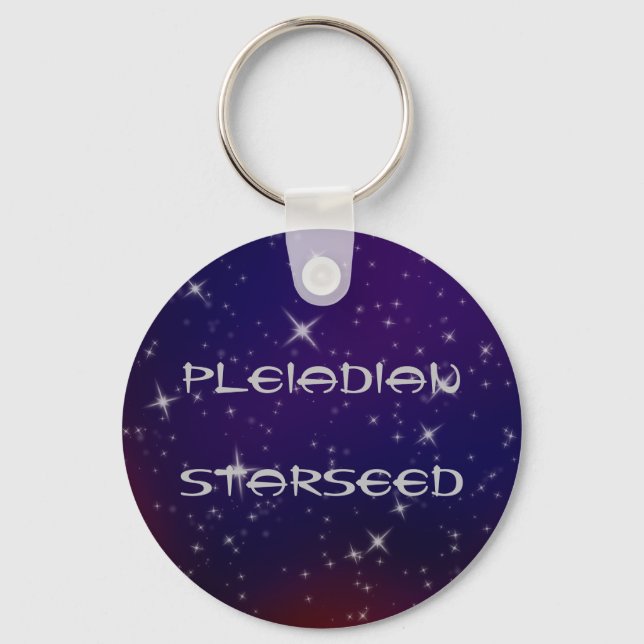 Pleiadian Starseed Schlüsselanhänger (Vorderseite)