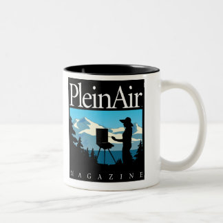 PleinAir Zeitschrift-Ikonen-Tasse Zweifarbige Tasse