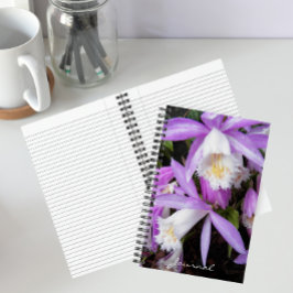Pleione Windows Orchids Floral Notizbuch