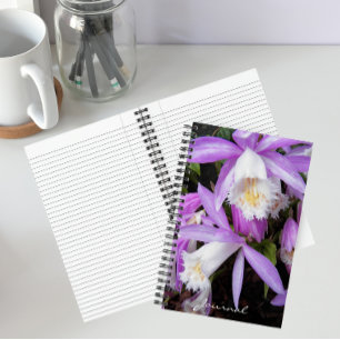 Pleione Windows Orchids Floral Notizbuch