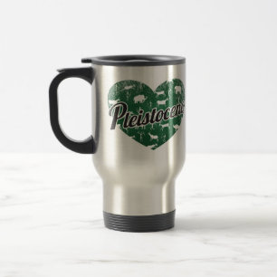 Pleistocene Retro Heart Blackboard Liebe Reisebecher