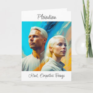 Plejadische außerirdische Alien-Rasse Karte