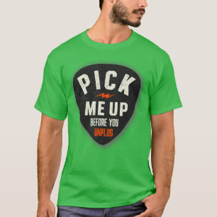 Plektrum Funny Musician Music T-Shirt