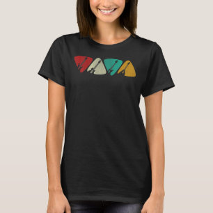 Plektrum für Gitarrist Retro Vintag T-Shirt